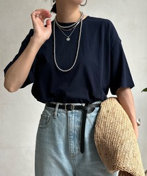 【WEB限定】コットンワイドチュニックTEE