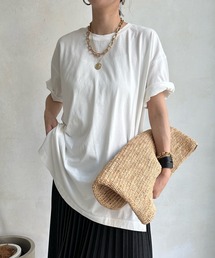 【WEB限定】コットンワイドチュニックTEE