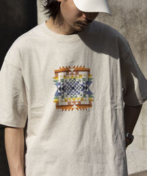 PENDLETON | 【PENDLETON/ペンドルトン】フロントプリントTシャツ ルーズシルエット ワンポイントロゴ(Tシャツ/カットソー)