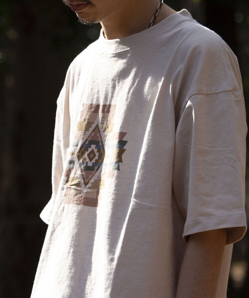 PENDLETON（ペンドルトン）の「【PENDLETON/ペンドルトン】フロントプリントTシャツ ルーズシルエット ワンポイントロゴ（Tシャツ/カットソー・メンズ・キナリ/ブラック/ホワイト/チャコールグレー/ライトグレー/オフホワイト/ネイビー・M/L/XL）」の17枚目の写真