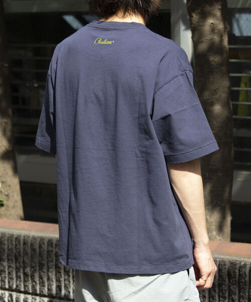 PENDLETON（ペンドルトン）の「【PENDLETON/ペンドルトン】フロントプリントTシャツ ルーズシルエット ワンポイントロゴ（Tシャツ/カットソー・メンズ・キナリ/ブラック/ホワイト/チャコールグレー/ライトグレー/オフホワイト/ネイビー・M/L/XL）」の12枚目の写真