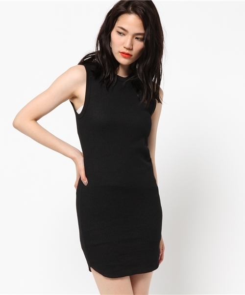 SLY（スライ）の「Miller×SLY THERMAL OP（ワンピース・レディース・トップグレー/ホワイト/ブラック/マルチ・2/1）」の2枚目の写真