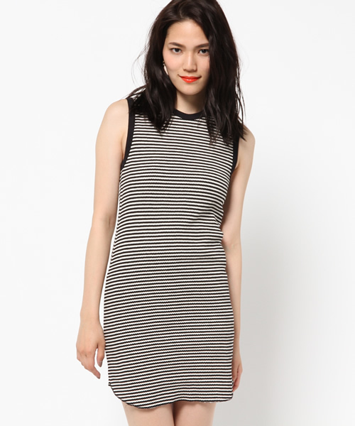 SLY（スライ）の「Miller×SLY THERMAL OP（ワンピース・レディース・トップグレー/ホワイト/ブラック/マルチ・2/1）」の12枚目の写真