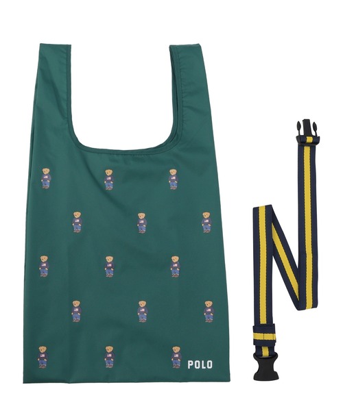 POLO RALPH LAUREN（ポロ ラルフ ローレン）の「ベルト付きレインバック　POLO BEAR（ショルダーバッグ・レディース・オフホワイト/ベージュ/ネイビー/レッド/グリーン/ダークブルー/ブラック/クリーム/クリアレッド・FREE）」の5枚目の写真