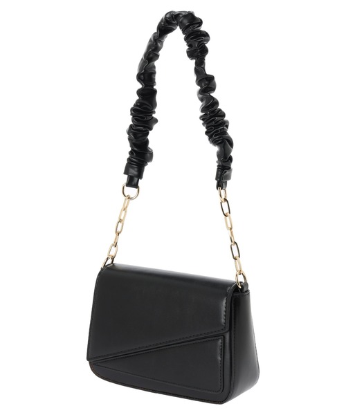 DURAS（デュラス）の「ギャザーショルダーバッグ（ショルダーバッグ・レディース・ホワイト/ブラック/ピンク/グリーン・FREE）」の9枚目の写真