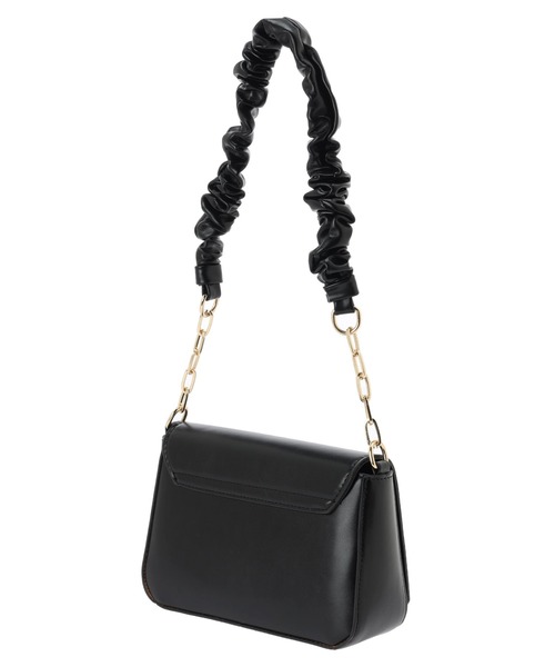 DURAS（デュラス）の「ギャザーショルダーバッグ（ショルダーバッグ・レディース・ホワイト/ブラック/ピンク/グリーン・FREE）」の8枚目の写真