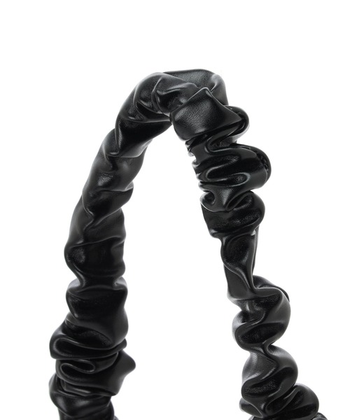 DURAS（デュラス）の「ギャザーショルダーバッグ（ショルダーバッグ・レディース・ホワイト/ブラック/ピンク/グリーン・FREE）」の11枚目の写真