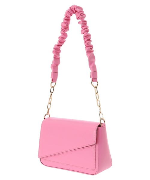 DURAS（デュラス）の「ギャザーショルダーバッグ（ショルダーバッグ・レディース・ホワイト/ブラック/ピンク/グリーン・FREE）」の14枚目の写真