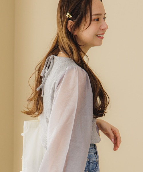 flower（フラワー）の「マリーゴールドクリップ 2ピース（バレッタ/ヘアクリップ・レディース・ゴールド・FREE）」の4枚目の写真