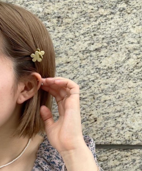 flower（フラワー）の「マリーゴールドクリップ 2ピース（バレッタ/ヘアクリップ・レディース・ゴールド・FREE）」の10枚目の写真
