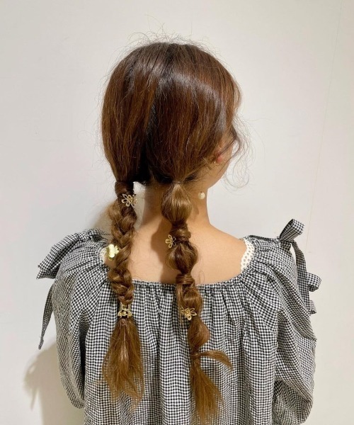 flower（フラワー）の「マリーゴールドクリップ 2ピース（バレッタ/ヘアクリップ・レディース・ゴールド・FREE）」の9枚目の写真