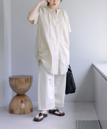 PUAL CE CIN | 【Du noir】サイドアジャストブラウス(シャツ/ブラウス)