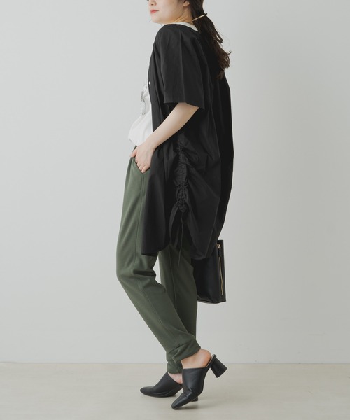 PUAL CE CIN（ピュアルセシン）の「【Du noir】サイドアジャストブラウス（シャツ/ブラウス・レディース・ベージュ/オフホワイト/ブラック・FREE）」の16枚目の写真