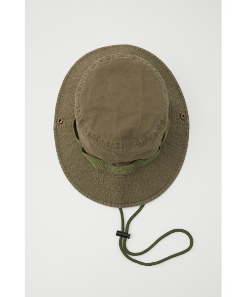 LAGUA GEM(ラグアジェム)の「COTTON BOONIE ハット(ハット・レディース・カーキ/ブラック・FREE)」の4枚目の写真