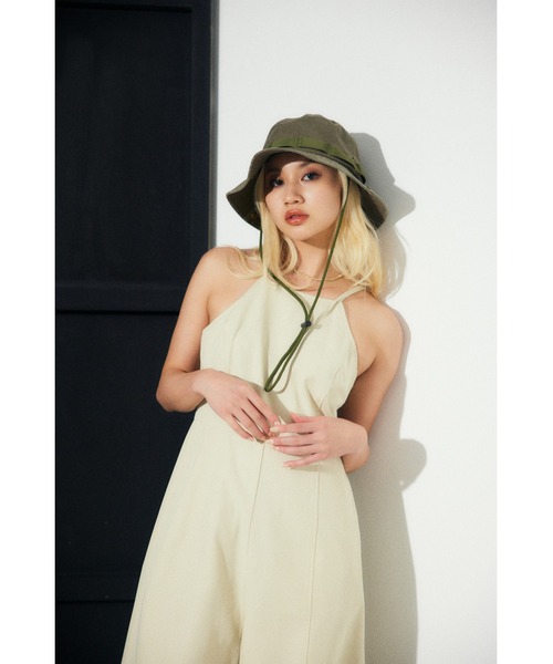 LAGUA GEM(ラグアジェム)の「COTTON BOONIE ハット(ハット・レディース・カーキ/ブラック・FREE)」の15枚目の写真