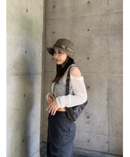 LAGUA GEM(ラグアジェム)の「COTTON BOONIE ハット(ハット・レディース・カーキ/ブラック・FREE)」の22枚目の写真