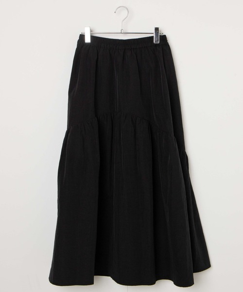 WEGO（ウィゴー）の「WEGO/【一部店限定】ギャザー切替ナイロンスカート（スカート・レディース・ホワイト/ブラック/オフホワイト・FREE）」の18枚目の写真