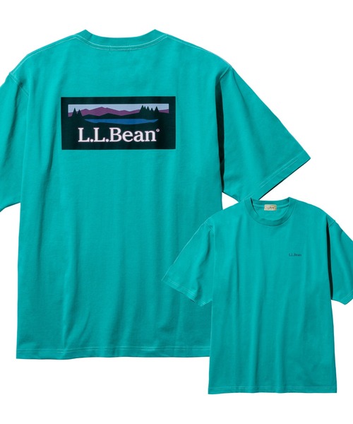 L.L.Bean(エルエルビーン)の「【JAPAN EDITION】ビーンズ・バック・カタディン・ティ、半袖 ジャパン・フィット(Tシャツ/カットソー・メンズ・ブラック/ブルーグリーン/コーラルピンク/オフホワイト・LARGE/SMALL/MEDIUM)」の3枚目の写真