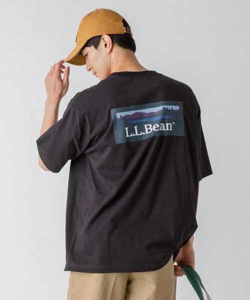 L.L.Bean(エルエルビーン)の「【JAPAN EDITION】ビーンズ・バック・カタディン・ティ、半袖 ジャパン・フィット(Tシャツ/カットソー・メンズ・ブラック/ブルーグリーン/コーラルピンク/オフホワイト・LARGE/SMALL/MEDIUM)」の2枚目の写真