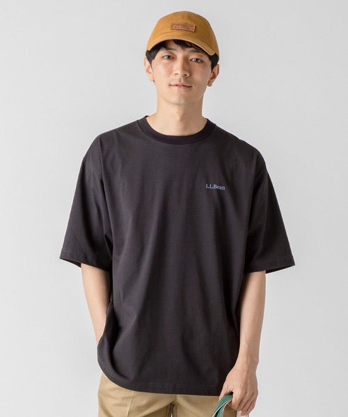 L.L.Bean(エルエルビーン)の「【JAPAN EDITION】ビーンズ・バック・カタディン・ティ、半袖 ジャパン・フィット(Tシャツ/カットソー・メンズ・ブラック/ブルーグリーン/コーラルピンク/オフホワイト・LARGE/SMALL/MEDIUM)」の8枚目の写真