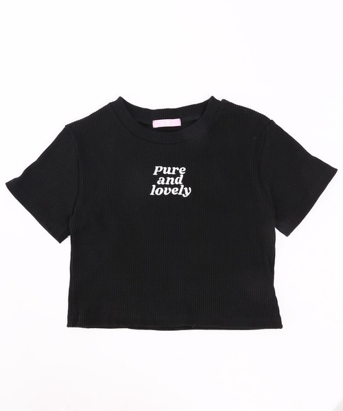WC(ダブル シー)の「コンパクトロゴリブT(Tシャツ/カットソー・レディース・ピンク/ブラック/グリーン・FREE)」の8枚目の写真