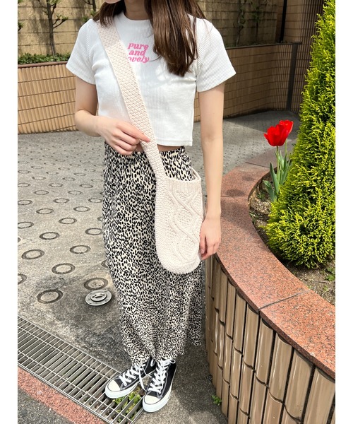 WC(ダブル シー)の「コンパクトロゴリブT(Tシャツ/カットソー・レディース・ピンク/ブラック/グリーン・FREE)」の7枚目の写真