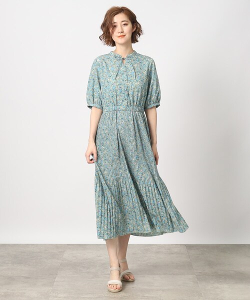 grove(グローブ)の「◆フラワープリントワンピース(ワンピース・レディース・チャコール/グリーン系その他2・01/02/05/03/04)」の11枚目の写真