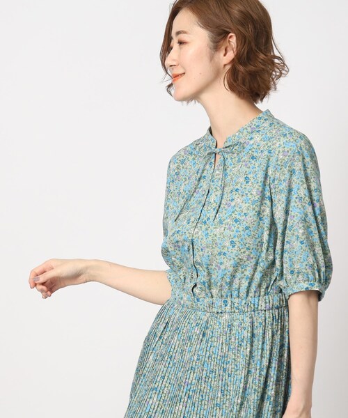 grove(グローブ)の「◆フラワープリントワンピース(ワンピース・レディース・チャコール/グリーン系その他2・01/02/05/03/04)」の12枚目の写真