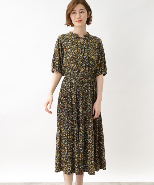 grove(グローブ)の「◆フラワープリントワンピース(ワンピース・レディース・チャコール/グリーン系その他2・01/02/05/03/04)」の14枚目の写真