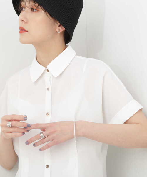 N.（N. Natural Beauty Basic）（エヌエヌナチュラルビューティーベーシック）の「シンプルオーバルバングル（ネックレス・レディース・シルバー/ゴールド・FREE）」の3枚目の写真