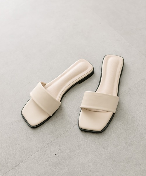 mystic（ミスティック）の「フラットサンダル（サンダル・レディース・アイボリー/ブラック・38/37/36）」の5枚目の写真