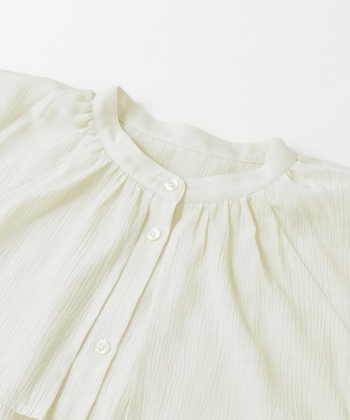 KBF（ケイビーエフ）の「アンサンブルノースリーブブラウス（シャツ/ブラウス・レディース・ピンク/ライトカーキ/アイボリー/ブラック・ONE）」の13枚目の写真