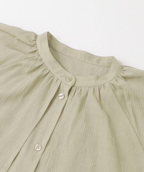 KBF（ケイビーエフ）の「アンサンブルノースリーブブラウス（シャツ/ブラウス・レディース・ピンク/ライトカーキ/アイボリー/ブラック・ONE）」の14枚目の写真