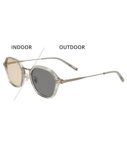 UNITED ARROWS（ユナイテッドアローズ）の「ボストン型調光サングラス｜紫外線対策｜レンズの色が変わるサングラス｜ユナイテッドアローズ｜Zoff | UNITED ARROWS Wellness（サングラス・レディース・ベージュ/ライトグレー/ブラック・FREE）」の12枚目の写真