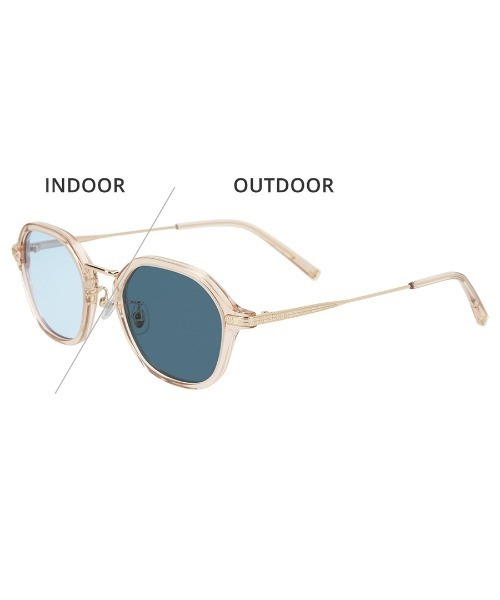 UNITED ARROWS（ユナイテッドアローズ）の「ボストン型調光サングラス｜紫外線対策｜レンズの色が変わるサングラス｜ユナイテッドアローズ｜Zoff | UNITED ARROWS Wellness（サングラス・レディース・ベージュ/ライトグレー/ブラック・FREE）」の20枚目の写真
