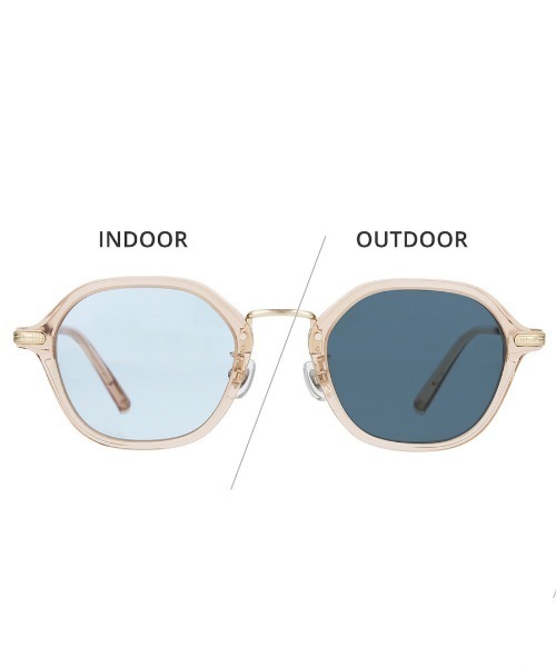 UNITED ARROWS（ユナイテッドアローズ）の「ボストン型調光サングラス｜紫外線対策｜レンズの色が変わるサングラス｜ユナイテッドアローズ｜Zoff | UNITED ARROWS Wellness（サングラス・レディース・ベージュ/ライトグレー/ブラック・FREE）」の21枚目の写真