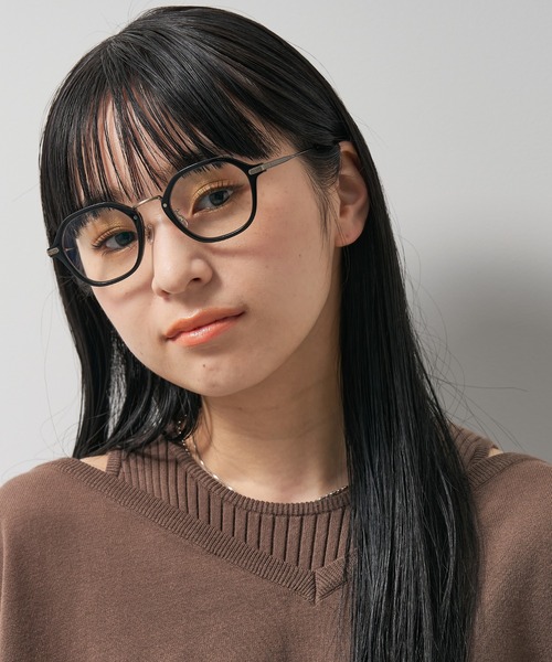UNITED ARROWS（ユナイテッドアローズ）の「ボストン型調光サングラス｜紫外線対策｜レンズの色が変わるサングラス｜ユナイテッドアローズ｜Zoff | UNITED ARROWS Wellness（サングラス・レディース・ベージュ/ライトグレー/ブラック・FREE）」の10枚目の写真
