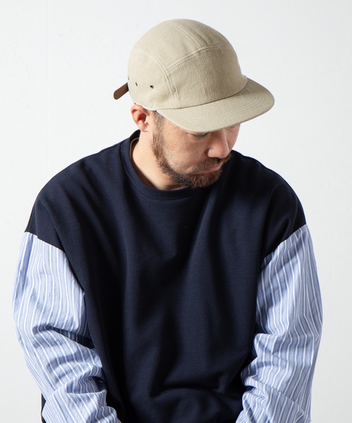 RACAL（ラカル）の「Cotton/Linen Summer Jet Cap / 綿麻ジェット