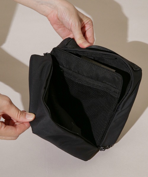 NANO universe（ナノユニバース）の「｢NJ/CLUB｣CARRYSTOCKKIT&BAGストレージボックス（ポーチ・メンズ・グレー/ブラック/ベージュ・FREE）」の12枚目の写真