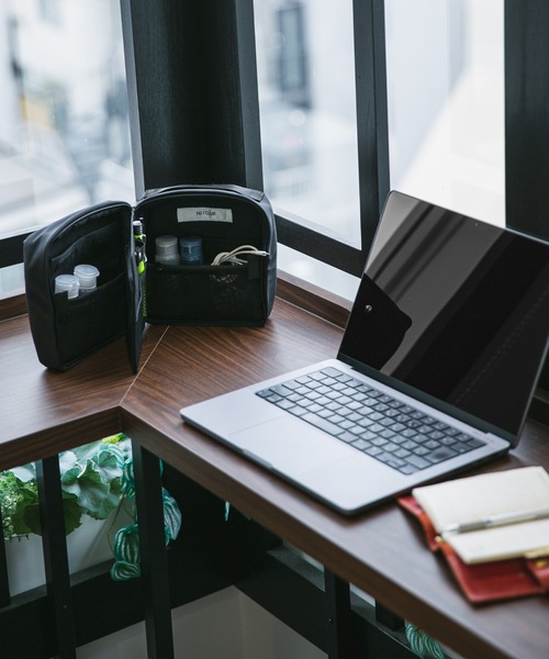 NANO universe（ナノユニバース）の「｢NJ/CLUB｣CARRYSTOCKKIT&BAGストレージボックス（ポーチ・メンズ・グレー/ブラック/ベージュ・FREE）」の15枚目の写真