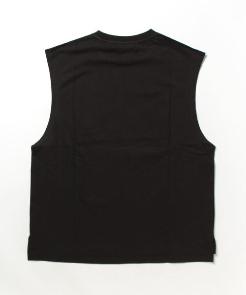 SPINNS(スピンズ)の「【SPINNS】ノースリーブTシャツ ビンテージデザインロゴ EAGLE(タンクトップ・メンズ・ブラック/チャコール・ONESIZE)」の3枚目の写真