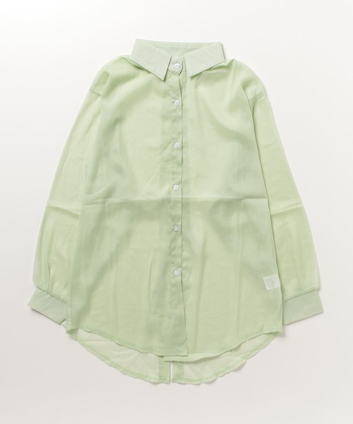gossip!ロサンゼルス(ゴシップロサンゼルス)の「YUGA アイスシルク バックリボン シフォンシャツ(シャツ/ブラウス・レディース・ライトイエロー/ライトパープル/ライトブルー/ライトグリーン/ホワイト・FREE)」の8枚目の写真
