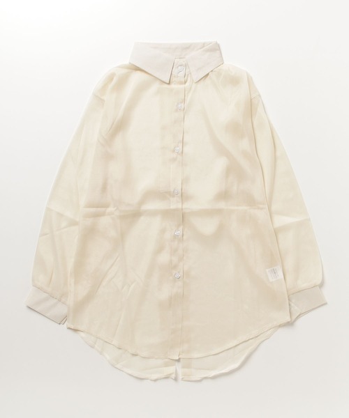 gossip!ロサンゼルス(ゴシップロサンゼルス)の「YUGA アイスシルク バックリボン シフォンシャツ(シャツ/ブラウス・レディース・ライトイエロー/ライトパープル/ライトブルー/ライトグリーン/ホワイト・FREE)」の11枚目の写真