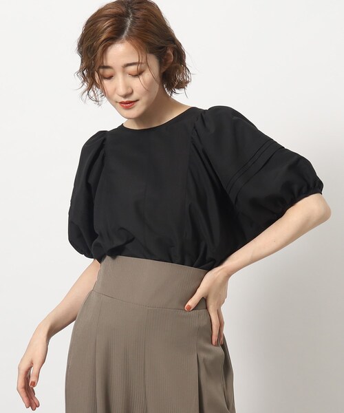 grove（グローブ）の「◆袖コンシャスなボリュームスリーブが旬顔なブラウス（シャツ/ブラウス・レディース・ブラック/オフホワイト/ブルー・02/03/01/04/05）」の8枚目の写真