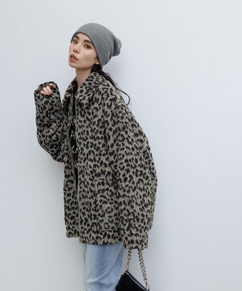 JEANASIS（ジーナシス）の「アクリルニットビーニ－/974131（ニットキャップ/ビーニー・レディース・ブラック/ベージュ/グレー・FREE）」の12枚目の写真