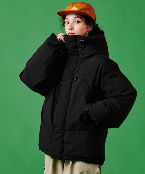 KELTY(ケルティ)の「【EC限定】PADDING JACKET/中綿ジャケット(ダウンジャケット/コート・レディース・ベージュ/ブラック・M/L)」の3枚目の写真