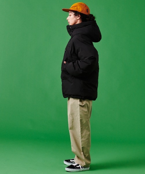 KELTY(ケルティ)の「【EC限定】PADDING JACKET/中綿ジャケット(ダウンジャケット/コート・レディース・ベージュ/ブラック・M/L)」の6枚目の写真