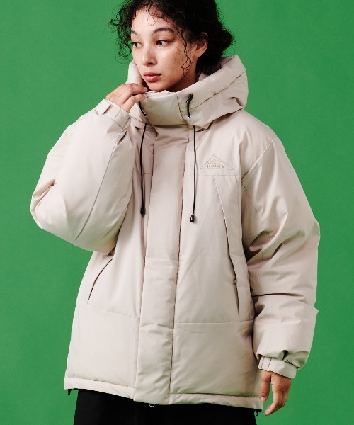 KELTY(ケルティ)の「【EC限定】PADDING JACKET/中綿ジャケット(ダウンジャケット/コート・レディース・ベージュ/ブラック・M/L)」の18枚目の写真