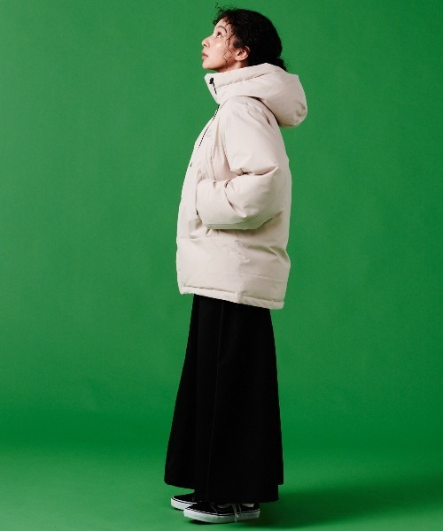 KELTY(ケルティ)の「【EC限定】PADDING JACKET/中綿ジャケット(ダウンジャケット/コート・レディース・ベージュ/ブラック・M/L)」の21枚目の写真