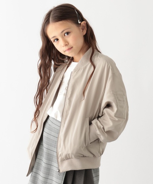 GLOBAL WORK（グローバルワーク）の「撥水ボリュームMA-1/907719（MA-1・キッズ・ベージュ/ブラック/カーキ・110cm/120cm/130cm/140cm/150cm/160cm/100cm）」の3枚目の写真